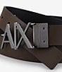 Color:Dark Brown - Image 3 - AX Buckle 1.2#double; Reversible Belt