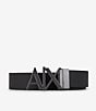 Color:Dark Brown - Image 4 - AX Buckle 1.2#double; Reversible Belt