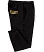Armani Exchange Black and Gold Logo Jogger Pants - Image 2