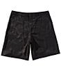 Armani Exchange Camo Lyocell 8#double; Inseam Shorts, Color:Black Camo - Image 1