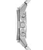 Armani Exchange Men's Chronograph Stainless Steel Watch, Color:Silver/White - Image 3