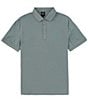 Color:Balsam Green - Image 1 - Core Milan Short Sleeve Polo Shirt
