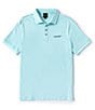 Color:Plume - Image 1 - Core Milan Short Sleeve Polo Shirt