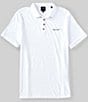 Armani Exchange Core Milan Short Sleeve Polo Shirt, Color:White - Image 1