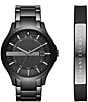 Armani Exchange Dress Watch Bracelet Gift Set, Color:Black - Image 1