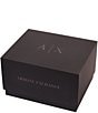 Armani Exchange Dress Watch Bracelet Gift Set, Color:Black - Image 3