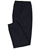 Color:Navy - Image 1 - Eagle Logo Fleece Jogger Pants