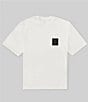 Armani Exchange Embossed Logo Patch Short Sleeve T-Shirt, Color:Off White - Image 1