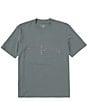 Color:Balsam Green - Image 1 - Embroidered 91 Logo Short Sleeve T-Shirt