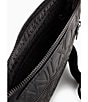 Armani Exchange Jim Embossed Crossbody Bag, Color:Black - Image 3