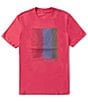 Color:Virtual Pink - Image 1 - Lines Logo Short Sleeve T-Shirt