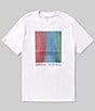 Color:White - Image 1 - Lines Logo Short Sleeve T-Shirt