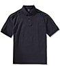 Armani Exchange Logo Tape Short Sleeve Polo Shirt, Color:Navy - Image 1