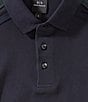Armani Exchange Logo Tape Short Sleeve Polo Shirt, Color:Navy - Image 2