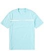 Color:Plume - Image 1 - Logo Tape Short Sleeve T-Shirt
