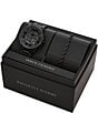 Armani Exchange Men's Banks Chronograph Stainless Steel Bracelet Watch and Bracelet Set, Color:Black - Image 4