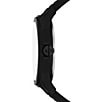 Armani Exchange Men's Banks Rd. Three-Hand Black Silicone Strap Watch, Color:Black - Image 2