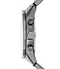 Color:Gunmetal - Image 2 - Men's Chronograph Gunmetal Stainless Steel Bracelet Watch