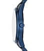 Color:Blue - Image 2 - Men's Dante Multifunction Blue Tone Stainless Steel Bracelet Watch
