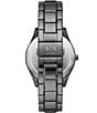 Color:Gunmetal - Image 3 - Men's Round Dante Multifunction Gunmetal Tone Stainless Steel Bracelet Watch