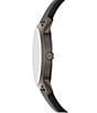 Armani Exchange Men's Lexon Three-Hand Black Silicone Strap Watch - Image 2