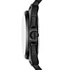 Armani Exchange Men's Parker Rd. Chronograph Stainless Steel Bracelet Watch, Color:Black - Image 2