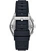 Armani Exchange Men's Rafael Rd. Chronograph Blue Silver Dial Silicone Strap Watch, Color:Blue - Image 3