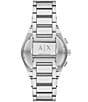 Armani Exchange Men's Rafael Rd. Chronograph Stainless Steel Bracelet Watch, Color:Silver - Image 3