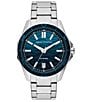 Color:Silver - Image 1 - Men's Spencer Three-Hand Stainless Steel Bracelet Watch