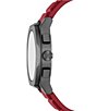 Armani Exchange Men's Sync Quartz Chronograph Red Silicone Strap Watch - Image 4