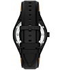 Armani Exchange Men's Sync Rd. Automatic Black Leather Strap Watch - Image 2