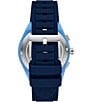 Armani Exchange Men's Sync Rd. Chronograph Silicone Strap Watch, Color:Blue - Image 3
