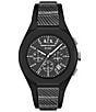 Armani Exchange Men's Sync Rd. Multifunction Silicone Strap Watch - Image 1