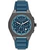 Armani Exchange Men's Sync Rd. Quartz Chronograph Silicone Strap Watch - Image 1