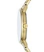 Color:Gold - Image 2 - Men's Three-Hand Gold-Tone Stainless Steel Watch and Bracelet Set