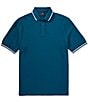 Armani Exchange Mercerized Cotton Tipped Short Sleeve Polo Shirt - Image 2