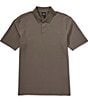 Armani Exchange Micro Pattern Stretch Short Sleeve Polo Shirt - Image 2