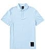 Color:Placid Blue - Image 1 - Milano Edition Pique Short Sleeve Polo Shirt