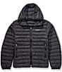 Armani Exchange Milano/NY Packable Down Jacket, Color:Black - Image 1