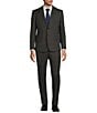 Armani Exchange Modern Fit Flat Front Nailshead Pattern 2-Piece Suit, Color:Charcoal - Image 1