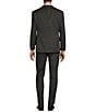 Armani Exchange Modern Fit Flat Front Nailshead Pattern 2-Piece Suit, Color:Charcoal - Image 2