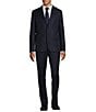 Armani Exchange Modern Fit Flat Front Nailshead Pattern 2-Piece Suit, Color:Medium Blue - Image 1