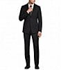 Armani Exchange Modern Fit Flat Front Solid 2-Piece Suit - Image 1