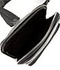Armani Exchange Okinawa Flat Crossbody Bag, Color:Solid Black - Image 3