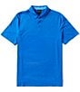 Color:Blue Angle - Image 1 - Printed Logo Jersey Short Sleeve Polo Shirt