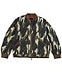Armani Exchange Quilted Camo Bomber Jacket, Color:Green Camo - Image 1