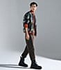 Armani Exchange Quilted Camo Bomber Jacket, Color:Green Camo - Image 2