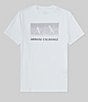 Color:White - Image 1 - Shiny Box Logo Short Sleeve T-Shirt