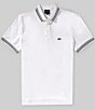 Armani Exchange Short Sleeve Solid Pique Polo Shirt - Image 1