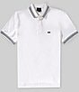Armani Exchange Short Sleeve Solid Pique Polo Shirt - Image 1